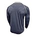 Men's Fall T-Shirts Long Sleeve Front Placket Henley Shirts Solid Business Casual Clothes with Pocket Dark Blue Small