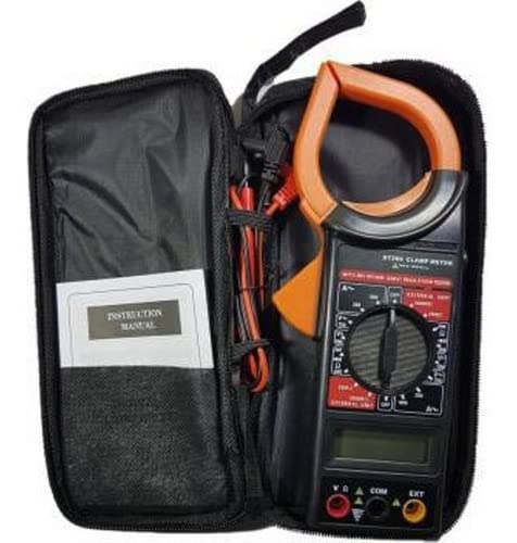 Kit Alicate Amperímetro Digital + Caneta Teste Fase Tensão Corrente