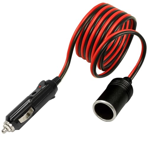 OcioDual Rallonge Allume Cigare 12v, Câble Chargeur Allume Cigare de Voiture 1 Mètre, Accessoire Voiture, Câble d'extension voiture, prise allume cigare...