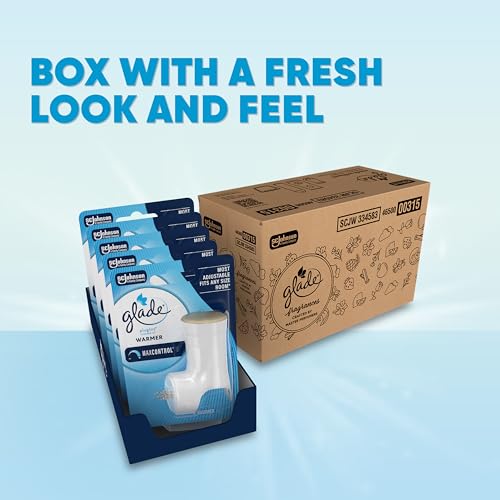 Glade PlugIns Air Freshener Warmer, Scented and Essential Oils for Home and Bathroom, Up to 50 Days on Low Setting, 5 Count - Thumbnail 2