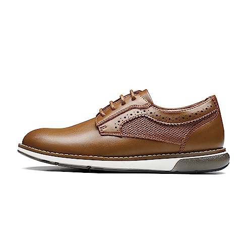 Bruno Marc Boy'S Casual Dress Oxford Comfort Uniform Formal Sneaker Shoes,Brown,Size 6 Little Kid Sbox2352K thumb #1
