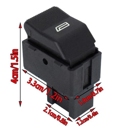 Mando de control de elevalunas con ajuste exacto para Polo Hatchback 6X0959855B 4