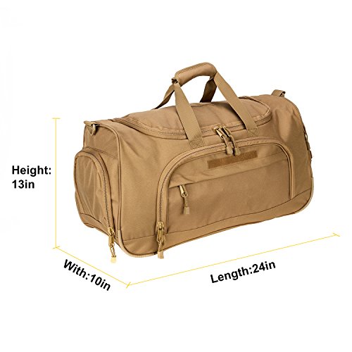 Military Tactical Duffle Bag Gym Bag for Men Travel Sports Bag 24 Inch Small Duffel Bag