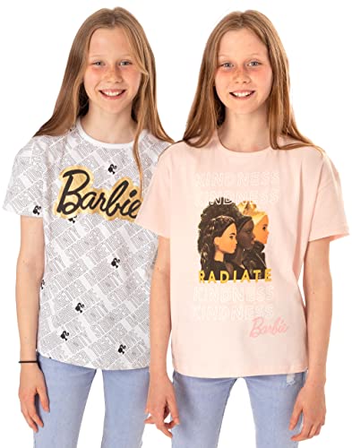 T-shirt Barbie Girls pack de 2 vêtements parfaits pour l'école et les loisirs des enfants