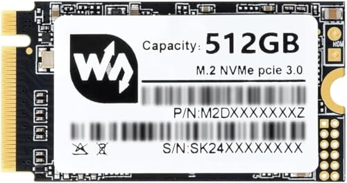 XYGStudy SK M2 NVME 2242 512GB High-Speed Solid State Drive, 3D TLC Flash Memory, High-Speed Reading/Writing, More Reliable & Durable (SK-NVME 2242 512G SSD-M.2)