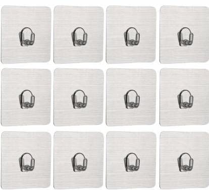 See full amazon price history chart for RIANZ Self Adhesive Wall Hooks Heavy Duty 10 Kg (Max) Nail Free Sticky Hangers with Stainless Hook Reusable Utility Towel Bath Ceiling and Kitchen (Pack of 12), Metal RIANZ Self Adhesive Wall Hooks Heavy Duty 10 Kg (Max) Nail Free Sticky Hangers with Stainless Hook Reusable Utility Towel Bath Ceiling and Kitchen (Pack of 12), Metal (B09MM8FFTN) Amazon Price History, Amazon Price Tracker