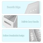 Foldable Magazine File Holder, Vertical Desk Organizer 2-Pack, White - Image 4