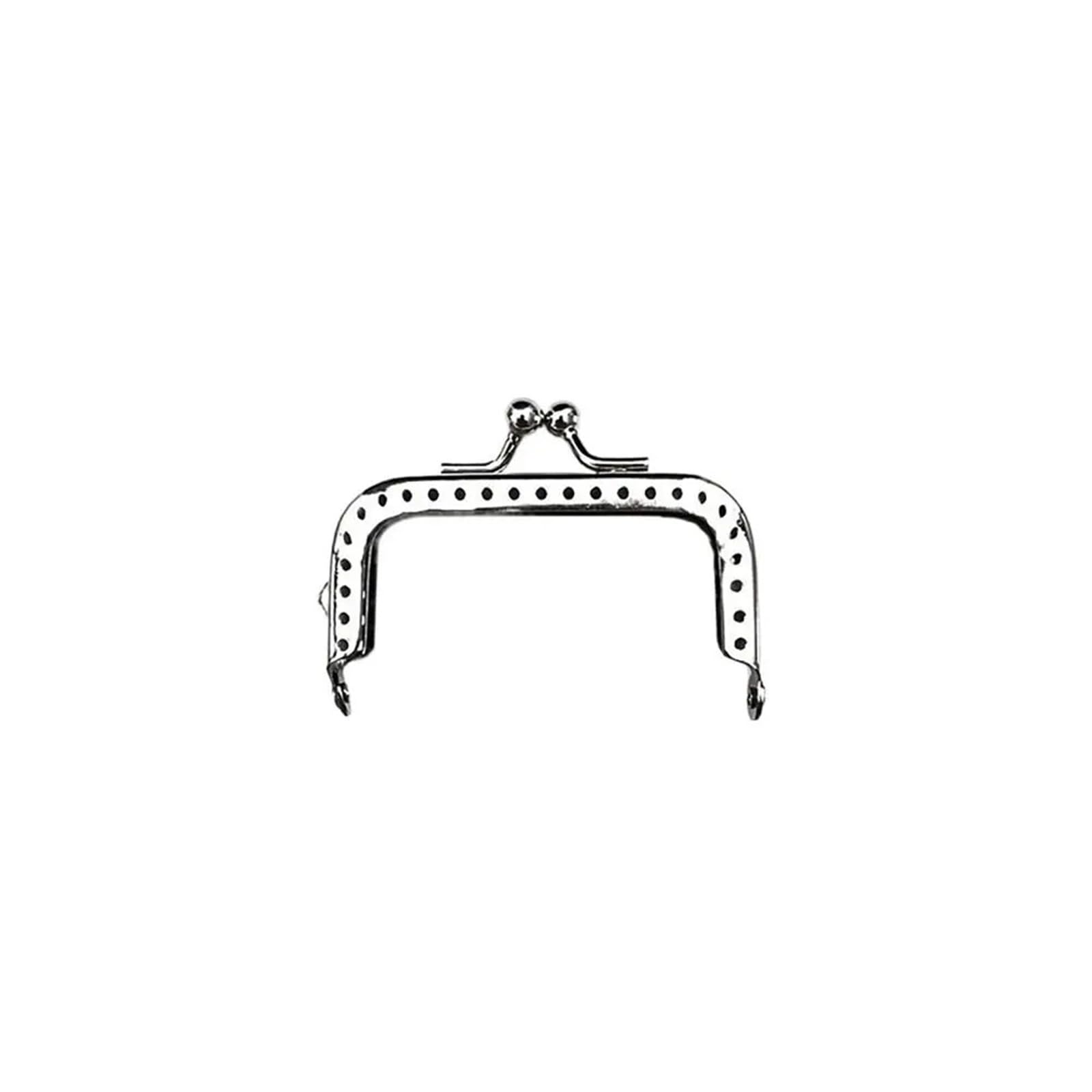Metal Purse Frames, Metal Purse Frames, Kiss Lock Clasp, 6.5-20cm, DIY Craft(6.5cm-,6.5cm)