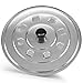 Space Home - Couvercle Universel pour Poêles, Casseroles ou Bols - Aluminium - Ø 28 cm
