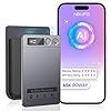AI Voice Recorder, Note Voice Recorder – Transcribe & Summarize, AI Noise Cancellation Technology, Supports 118 Languages, 64GB Memory APP Control Audio Recorder for Lectures, Meetings, Calls, Gray