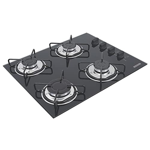 Cooktop Gas Glass Brasil 4gg 55 Tramontina Preto