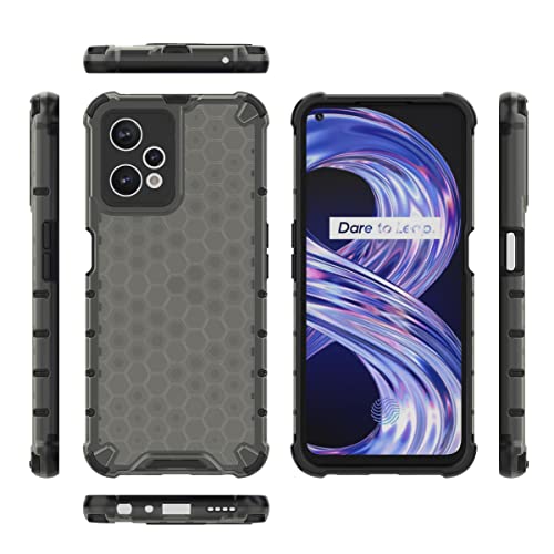 Image of Glasgow Back Case Cover Compatible with Realme 9 4G / Realme 9 Pro+ / 9 Pro Plus 5G (Stylish Design) - Black