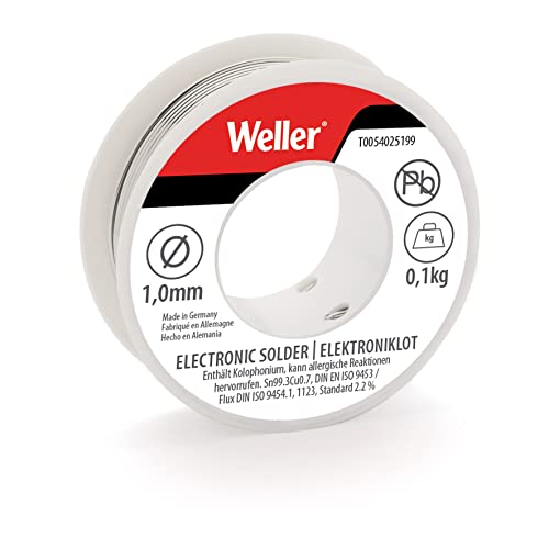 Weller EL99/1-100 (T0054025199) 1mm 100g Elektronisches Bleifreies Löt für semi professionellen Einsatz