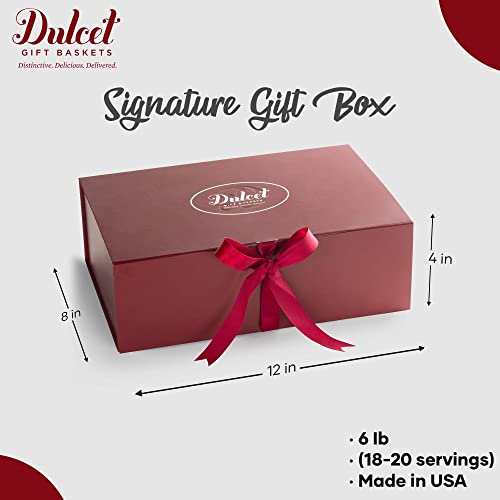 Dulcet Gift Baskets Fresh Baked Mini Coffee Cake Gift Basket Assortment Featuring Red Velvet, Lemon & Chocolate Flavors Great Gift For Holidays, Sympathy, Get Well & Celebrations With Friends, Family, Men & Women #TOP4