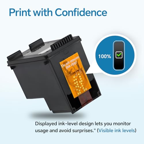 Image of 62XL Ink Cartridge Combo Pack Compatible for HP Ink 62 HP62 HP62XL for HP 62 XL Ink Cartridges Black and Color Work with Envy 7640 7645 OfficeJet Mobile 200 250 Officejet 5740 5741 Printer (2 Pack) | HP62 HP62XL Ink Cartridges Work with Envy 7640 7645 5660 OfficeJet Mobile 200 250 Officejet 5740 5741 Printer (2-Pack)