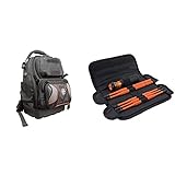 Klein Tools 55485 Tool Bag Backpack, Durable Electrician Backpack & 32288 Insulated Screwdriver,...