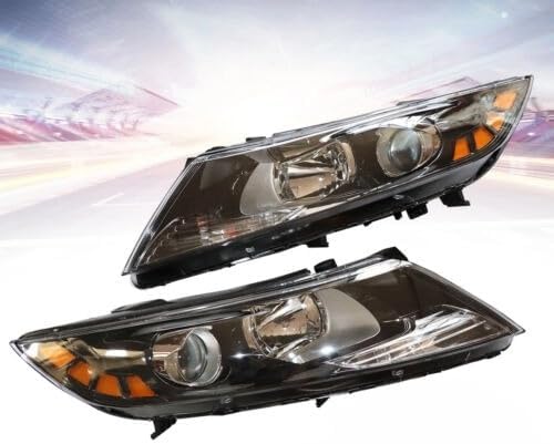 Conjunto de faros delanteros halógenos para 2011 2012 2013 KIA Optima OEM Número de pieza 921012T121, 921022T121, KI2502155, KI2503155, 921012T121