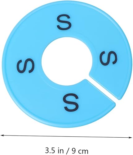 Miniatura 9 de FONDOTIN 10 unids divisores de tamaño al por menor de ropa de estante divisores de tamaño divisores de tamaño perchas redondas perchas divisores de