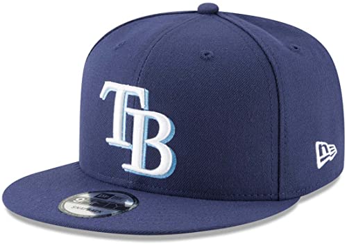 New Era MLB 9FIFTY Adjustable Snapback Hat Cap One Size Fits All (Tampa Bay Rays)