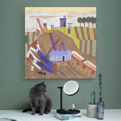 Lunchtime Rest William H. Johnson poster toile déco murale 71cm