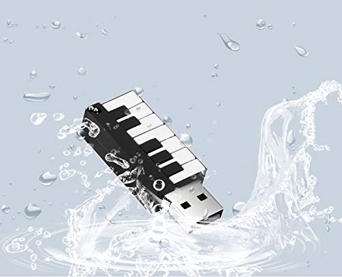 GARRULAX USB Flash Drive, 8GB / 16GB / 32GB USB2.0 Cute Shape USB Memory Stick Date Storage Pendrive Thumb Drives (16GB, Piano)