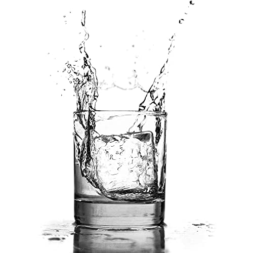 Glacio Ice Cube Molds - Silicone Combo Trays - Sphere Ice Mold Ball Maker With Lid & Large Square Tray - Set Of 2 #TOP6