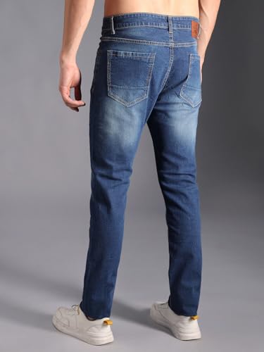 Image of HIGH STAR Men's Mid Rise Regular Jeans