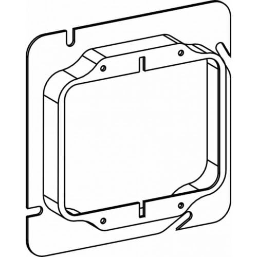 52100 5S 2-G 1" Raised Steel Device Ring