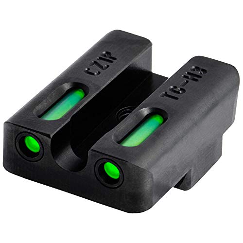 Image of Truglo TFX PRO Handgun Sight, Glowing Shock Proof Tritium and Fiber Optic Night Sight for Handguns, Compact, Durable, and Snag Free Sight