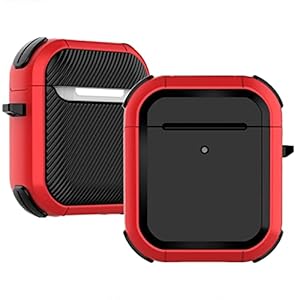 Cosoki Compatibele Airpods 2 & 1 hoes met sleutelhanger, hoes voor Airpods 2 & 1, compatibel met Apple Airpods 2 & 1 oplaadcase