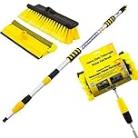 Srendi® 3 Meter / 9 Feet Extending Telescopic Water Fed Home Windows Car Vans BRUSHS Wash Brush Cleaner