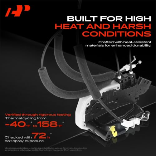 Image of A-Premium Front Right Passenger Side Door Lock Actuator | Compatible with Nissan Sentra 2007-2011 Sedan