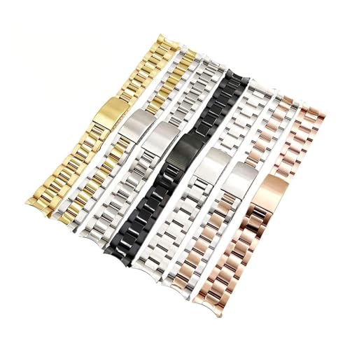 Bracelet de montre anti-usure en acier huître 19mm 20mm pour remplacer