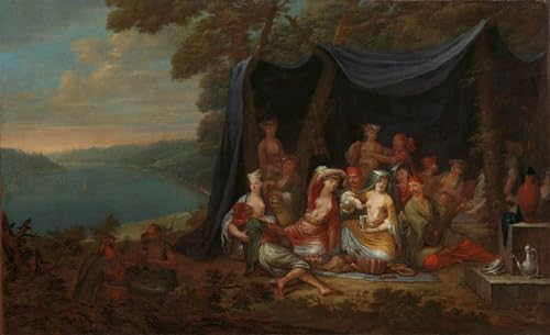 Jean Baptiste Vanmour murale tableaux toile grand format déco maison 60x90