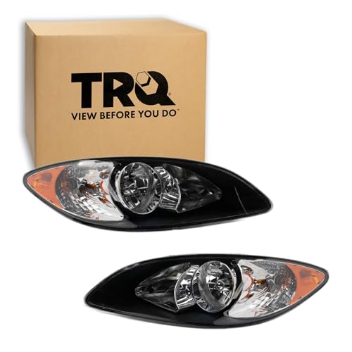 Image of TRQ Headlight Assembly Set Compatible with 2008-2020 International ProStar