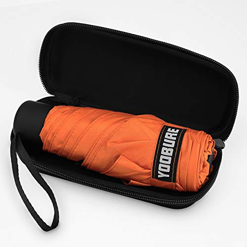 Yoobure Small Mini Umbrella With Case Light Compact Design Perfect For Travel Lightweight Portable Parasol Outdoor Sun&Rain Umbrellas #TOP2