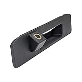 ★Installation ohne bohren oder abdichten! Top Qualität mit SHARP CCD Objektiv. Perfekte Sicht auch bei Nacht,mit Distanzlinien.Geeignet für alle Monitore oder Navigationssysteme mit Cinch-Videoeingang