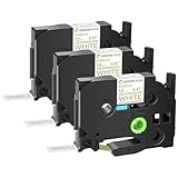 GREENCYCLE Compatible for Brother P-Touch Satin Ribbon Label Tape TZe-R234 Fabric 12mm 0.47