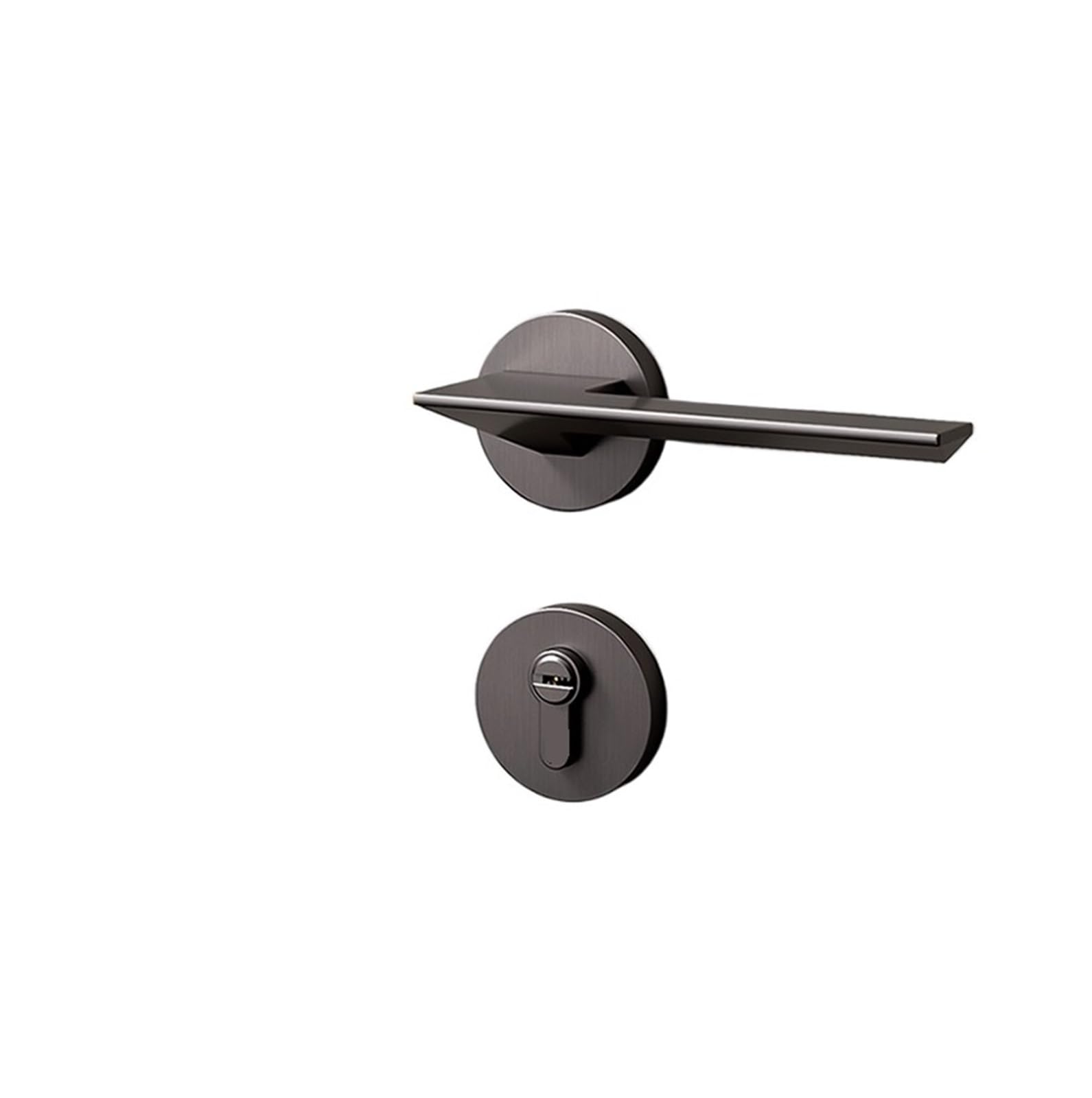 Lucchetto con moschettone for bagaglio da escursionismo all'aperto codice, lucchetto password a 3 cifre, portatile in lega di zinco(With key)