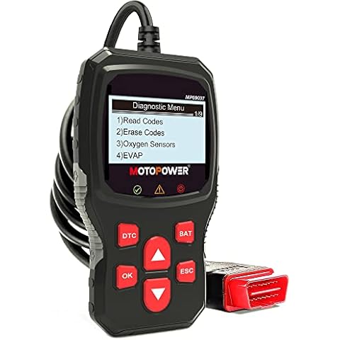 MOTOPOWER MP69037 Car OBD2 Scanner Code Reader Engine Fault Code Reader Scanner CAN Diagnostic Scan Tool for All OBD II Protocol Cars Cover