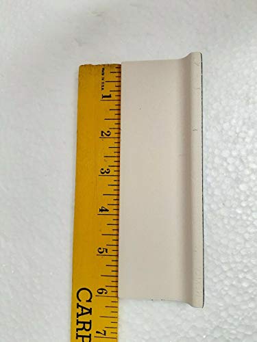 Black 2 X 6 In Ceramic Tile Bullnose Mud Cap Trim Edge 2X6 Inch Mudcap American Olean Box 5 Piece #TOP4