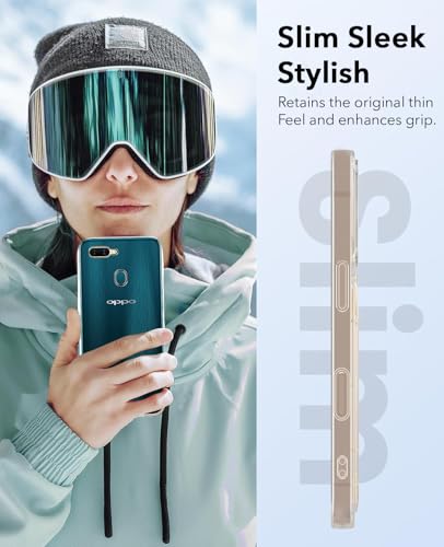 Image of Jkobi Lifetime Anti-Yellow Clear Back Cover Case for Oppo A7 (Sleek Hard Crystal | Shockproof and Camera Protection)