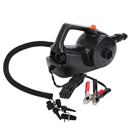 Qudinip Bomba de Aire Eléctrica Portátil, Llenado Rápido de Alta Presión, Adecuado para Balsas de Camping, Juguetes, Plástico, 100W (Fortalecer la Bomba de Aire DC)