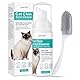 Katzen-Akne-Kinnentferner, reinigender Katzenkinn-Mitesser, Mousse-Formel ohne Ausspülen mit sanften Inhaltsstoffen, mit Reinigungs-Massagebürste, beruhigt die Kinnhaut und Ölkontrolle, 60 ml