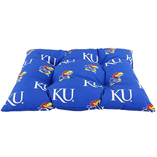 Image of College Covers Everything Comfy Kansas Jayhawks Rocker Pad - Chair Cushion