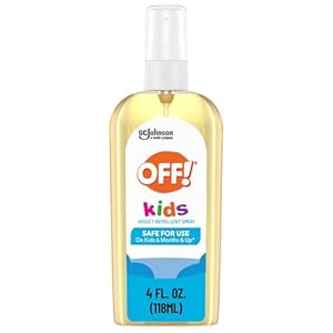 OFF! Kids Insect Repellent Spray, 100% Plant Based Oils, Safe for Use On Babies, Toddlers and Kids, 4 oz