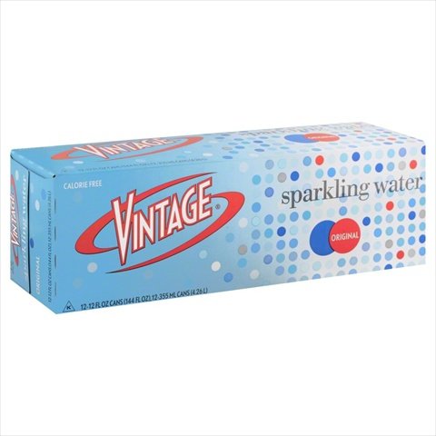 Vintage Sparkling Water Original, 144 Fluid Ounce (Pack of 2)