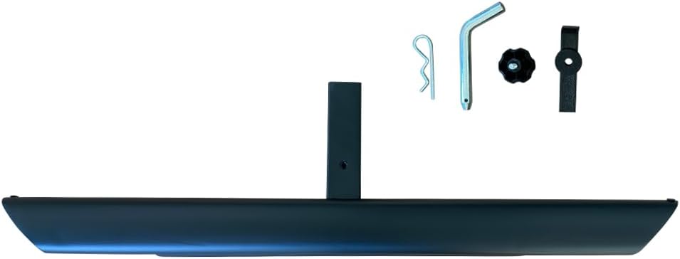 VANGUARD VGPDB-1362BK 38 inch Black Powdercoat Classic Double Layer Hitch Step | Compatible with Universal Models