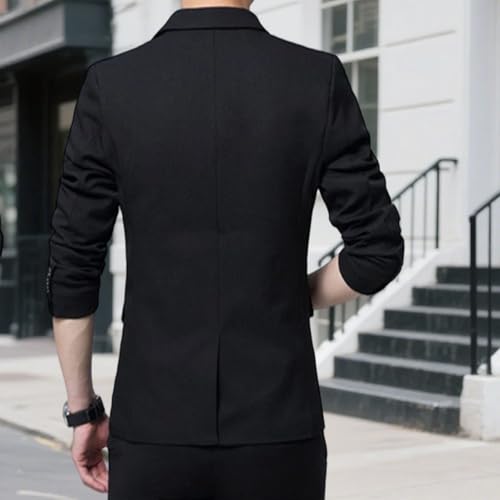 Blazer décontracté homme coupe ajustée veste chic printemps été business