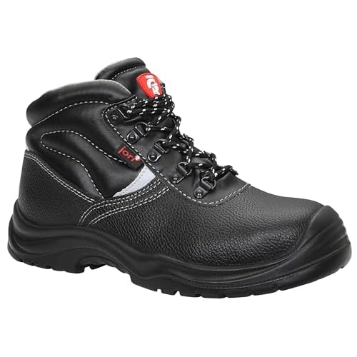 JORI Sicherheitsschuhe BASIC Mid S3, Herren, Lederschuh, robust, Schwarz, Stahlkappe - Größe 38 5 JORI Sicherheitsschuhe BASIC Mid S3, Herren, Lederschuh, robust, Schwarz, Stahlkappe - Größe 38